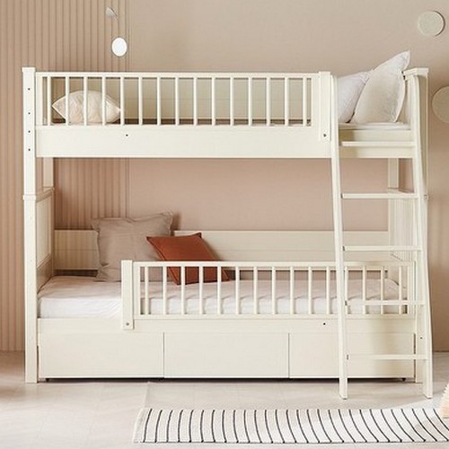 한샘몰 랑데부 원목 분리형 가드형 하단서랍 2층침대