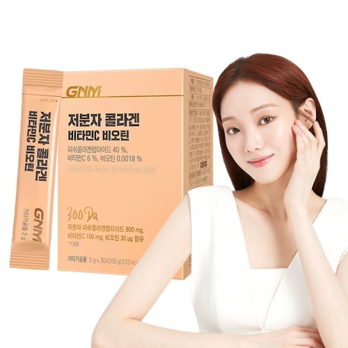 GNM자연의품격 저분자 콜라겐 비타민C 비오틴 30포 (4개)_이미지