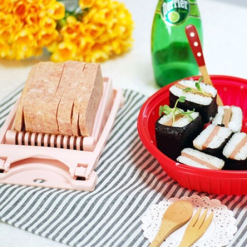진한공업 피크닉 도시락 만들기 세트 (스팸슬라이서+사각김밥틀)