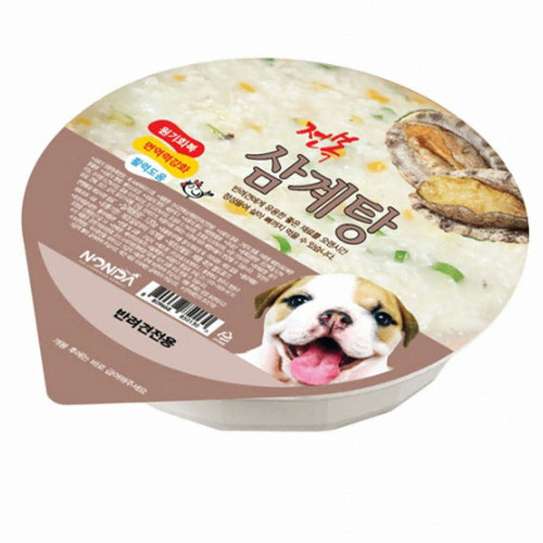 논다 전복 삼계탕 강아지 120g (1개)_이미지