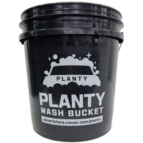 플렌티 세차버킷 블랙 18L