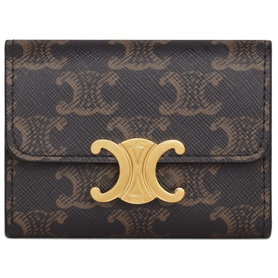 셀린느 트리오페 컴팩트 지갑 10I652 DS3 04LU