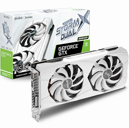 이엠텍 XENON 지포스 GTX 1660 Ti STORM X Dual OC D6 6GB WHITE_이미지