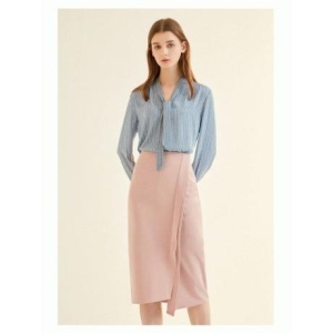 바바패션 더아이잗(TheIzzat) 언발 패널 슬릿 스커트 IL3P0SK07SG