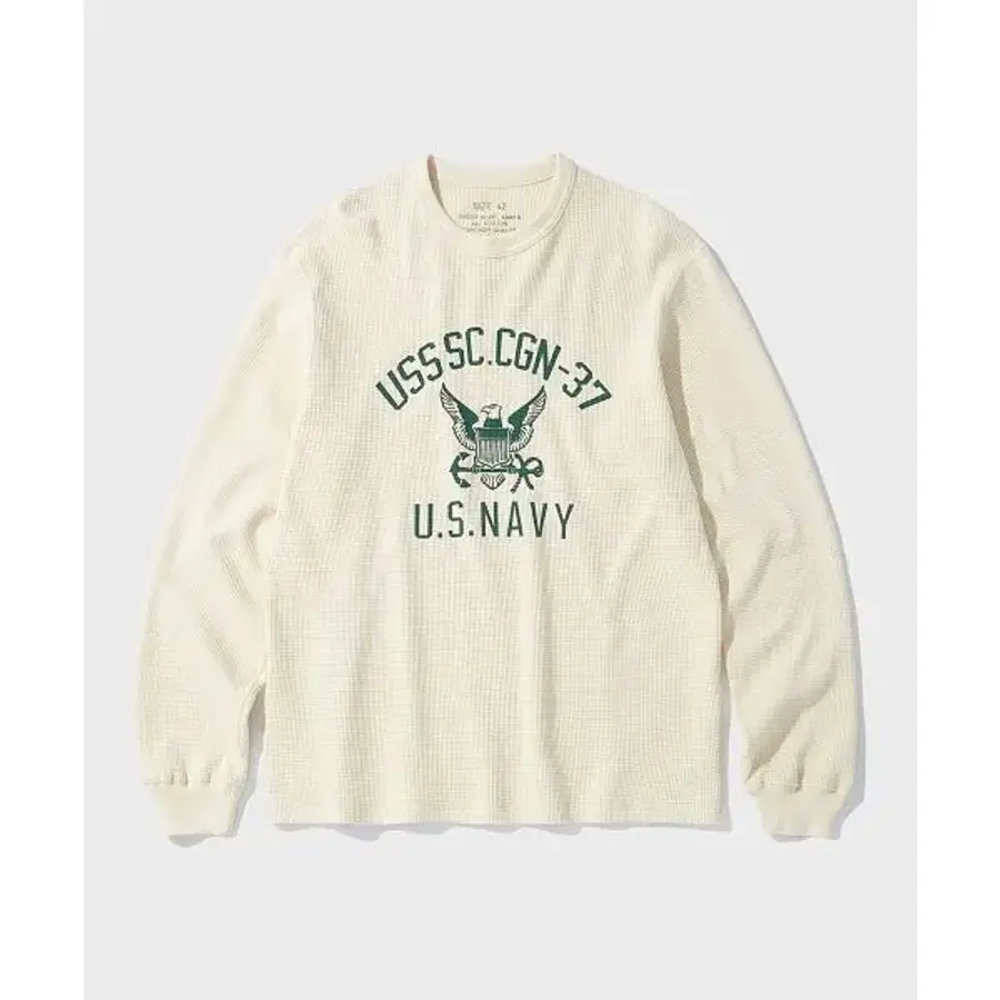 아웃스탠딩 MIL LONG SLEEVE USS SC NATURAL 439958
