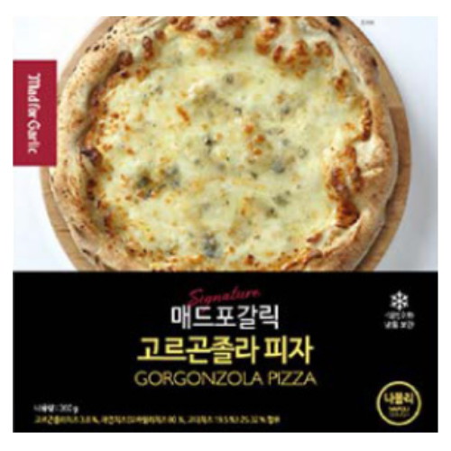 매드포갈릭 고르곤졸라 피자 나폴리도우 360g (1개)