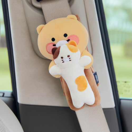 카카오프렌즈 아기고양이 춘식이 안전벨트커버 (2개)_이미지