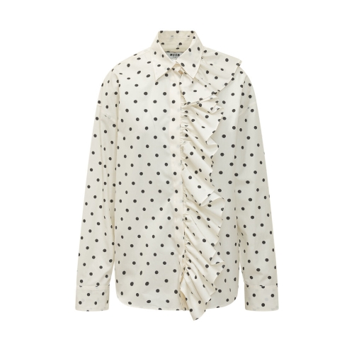 MSGM 셔츠 4042MDE08267353 02 OFF WHITE