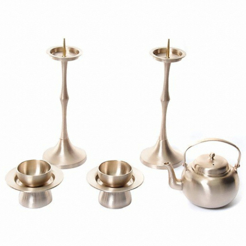 방짜유기 놋담 제기 8P 세트
