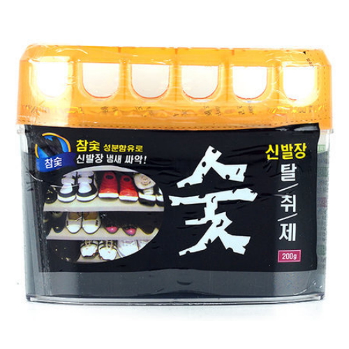 신발창 숯성분 탈취제 200g 실내공기청정 냄새제거