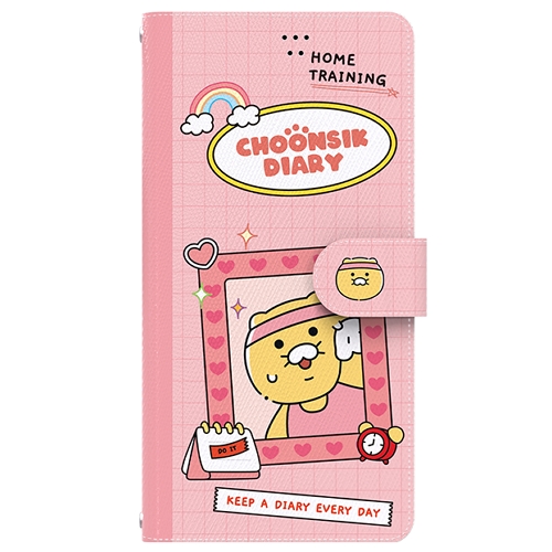 아이콘스 카카오프렌즈 갤럭시A73 춘식이 다이어리 씬 케이스_이미지