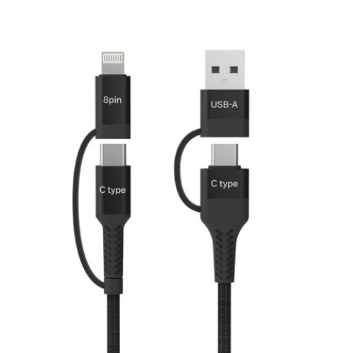 해브잇올 morac MR-PD-RN4in1 리노 4in1 멀티 케이블 (1.5m)_이미지