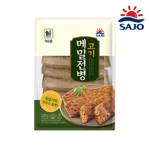 사조 푸른들마켓 메밀전병군만두 고기 1.2kg_이미지