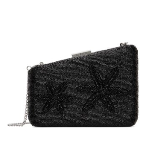 스타우드 블랙 카멜라 비즈 클러치 H24S2003PB Bstr Black Starfish
