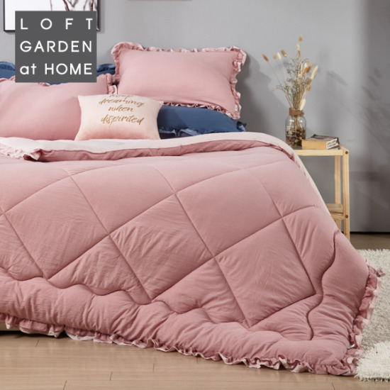 로프트가든 엘런 피그먼트워싱 차렵베개세트 (싱글 S)_이미지