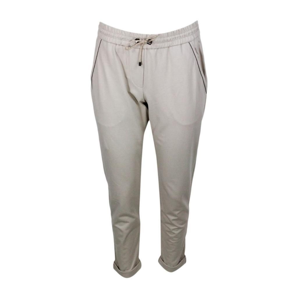 브루넬로쿠치넬리 여성 캐주얼 팬츠 MH827SA399C8710 라이트 Grey /8