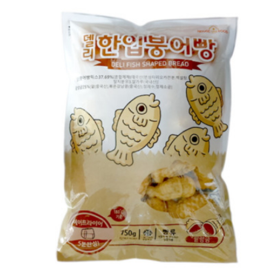 델리 한입 미니 붕어빵 단팥 750g