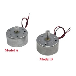 마이크로 RF-300C-1D390 RF-300CA 원형 스핀들 모터 플라스틱 기어 DIY 태양광 발전 장난감 모델 8 톱니