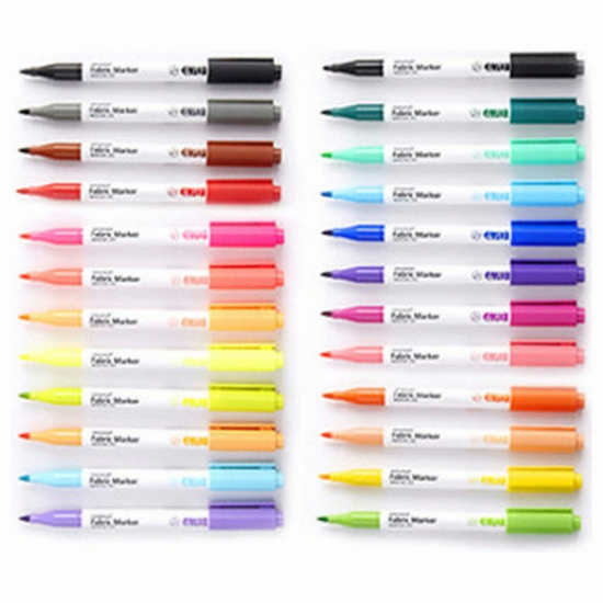 모나미 470 패브릭마카 세트 (12색)_이미지