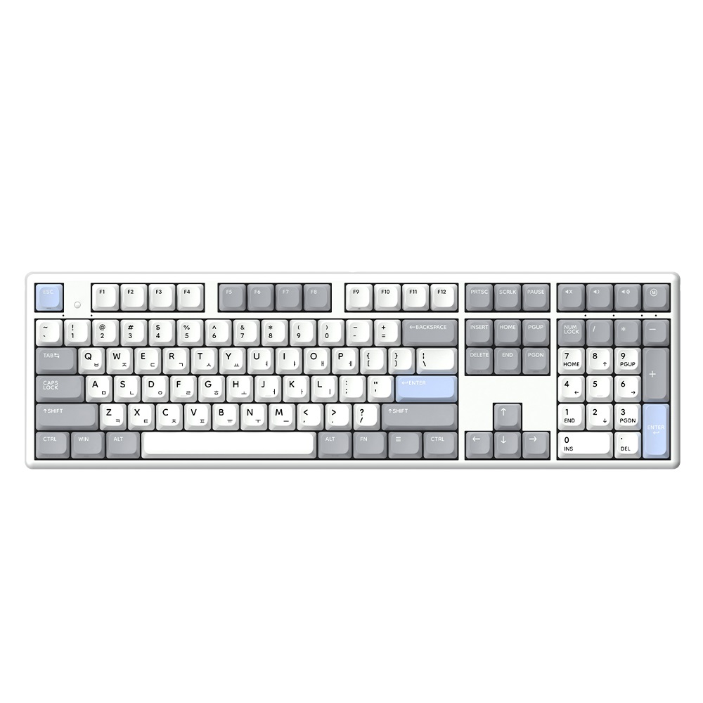 한성컴퓨터 GK898B PRO 동그리 8K 유무선 무접점 [MERINGUE, 45g]