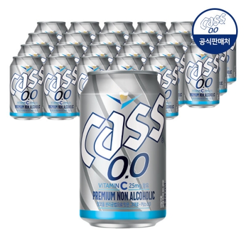 오비맥주 카스 제로 0.0 355ml (18개)