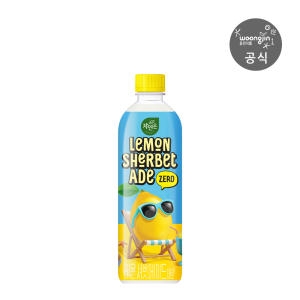 웅진식품 자연은 레몬 셔벗에이드 제로 500ml (24개)_이미지
