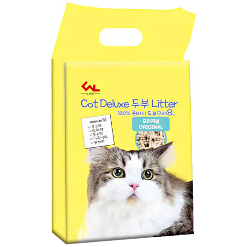 마마쇼 캣 디럭스 두부모래 오리지널 8L (6개)_이미지