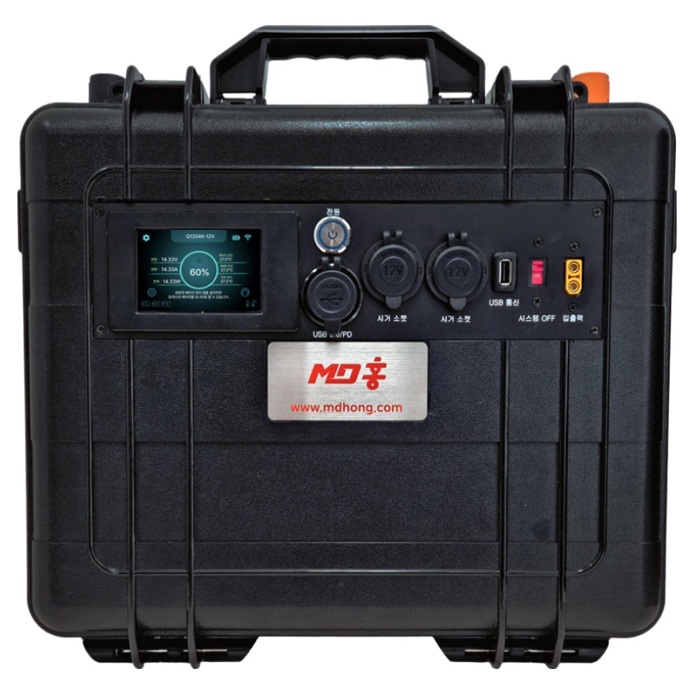 퀀텀캣 MD홍 인산철 파워뱅크 12V 105Ah_이미지