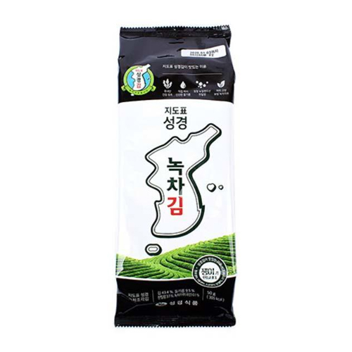 성경식품 지도표성경김 녹차김 50g (1개)_이미지