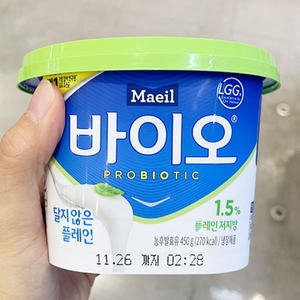 매일유업 매일바이오 플레인 저지방 450g (2개)_이미지