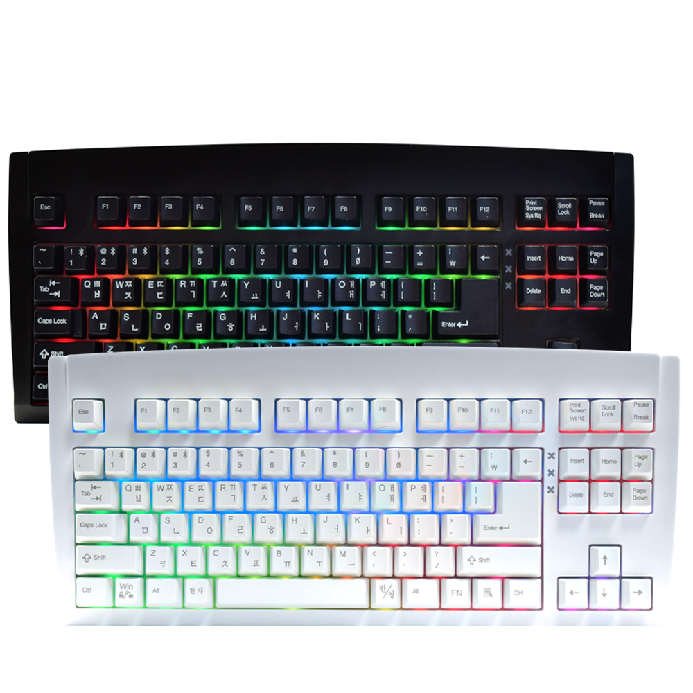 QSENN DT35 89 유무선 기계식 블랙 (애플민트축 V1)_이미지