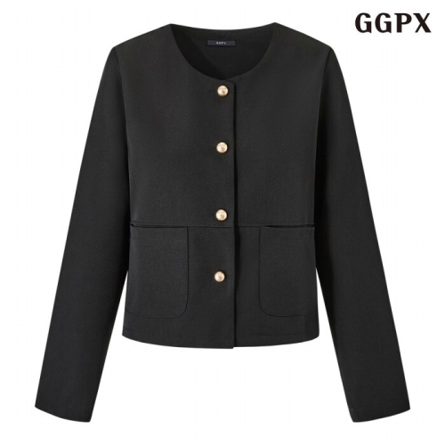 GGPX 심플 무드 라운드 긴팔 자켓 GQAJK008D