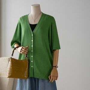 마담4060 리센 가디건반팔퓨어린넨-YLCA2502006-중년여성의류 50대여성의류이미지입니다. 누르면 해당 게시물로 새창이동합니다.