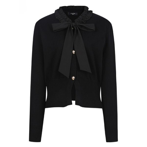 레코브 프릴 리본 브이넥 니트 가디건 LC61D3KC509X이미지입니다. 누르면 해당 게시물로 새창이동합니다.