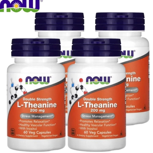 나우푸드 L 테아닌 200mg 60캡슐 (4개)_이미지