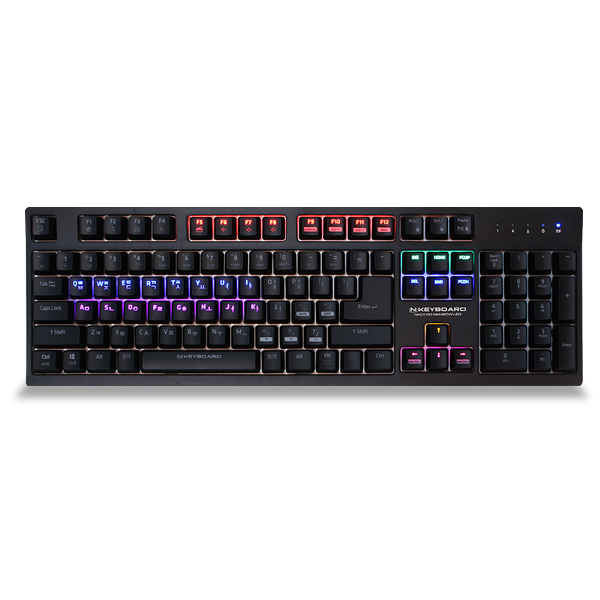 ��ī�̵���Ż NKEYBOARD NKEY-R3 ���κ���LED ���� ���̹� Ű����