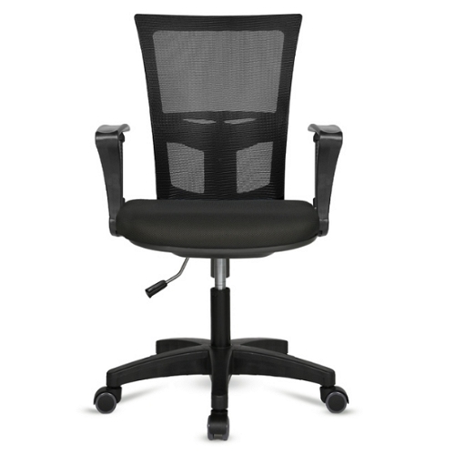 네오 고급형 베이직 3각팔 블랙바디 의자 N11