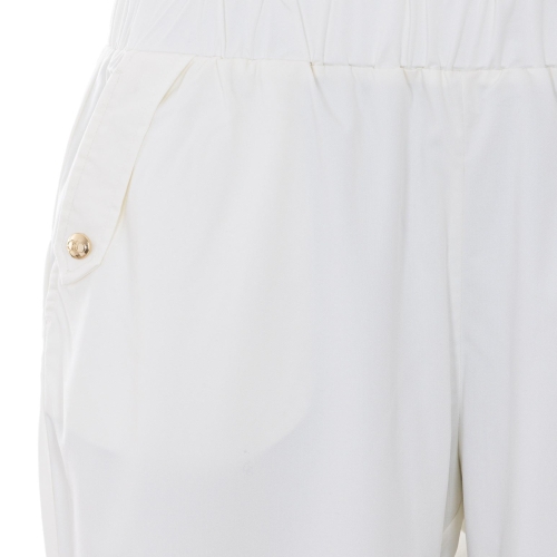 리우조 팬츠 TA6255TS922 10105 White_이미지