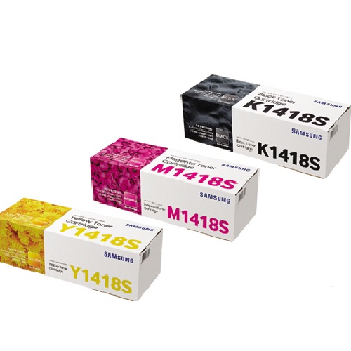 삼성전자 정품 CLT-K1418S, CLT-M1418S, CLT-Y1418S 3색 세트