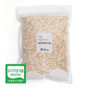 마을기업싸리재 국산 유기농 오트밀 1kg_이미지