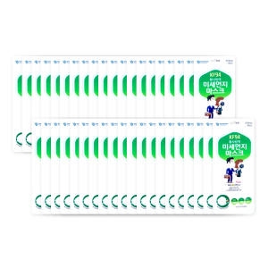 건영크린텍 황사방역 미세먼지 마스크 KF94 대형 (40매)