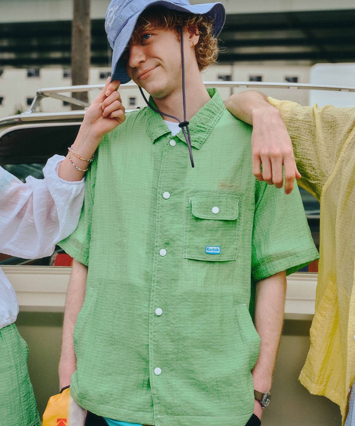 코닥 어패럴 시어 라이트 반팔 셔켓 MINT GREEN K6223RWTJ1MNT