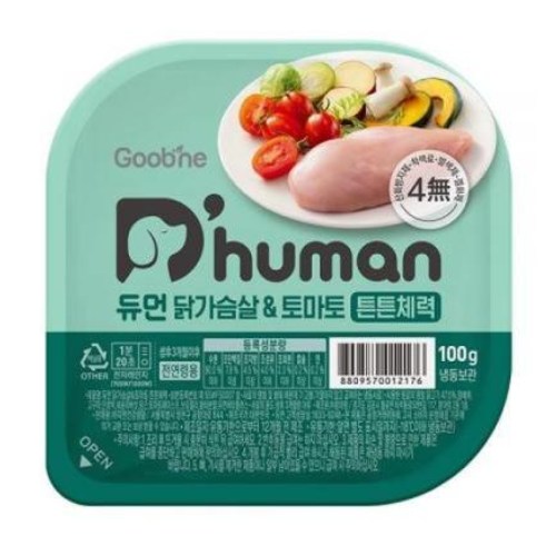 듀먼 닭가슴살&토마토 튼튼체력 100g (1개)_이미지