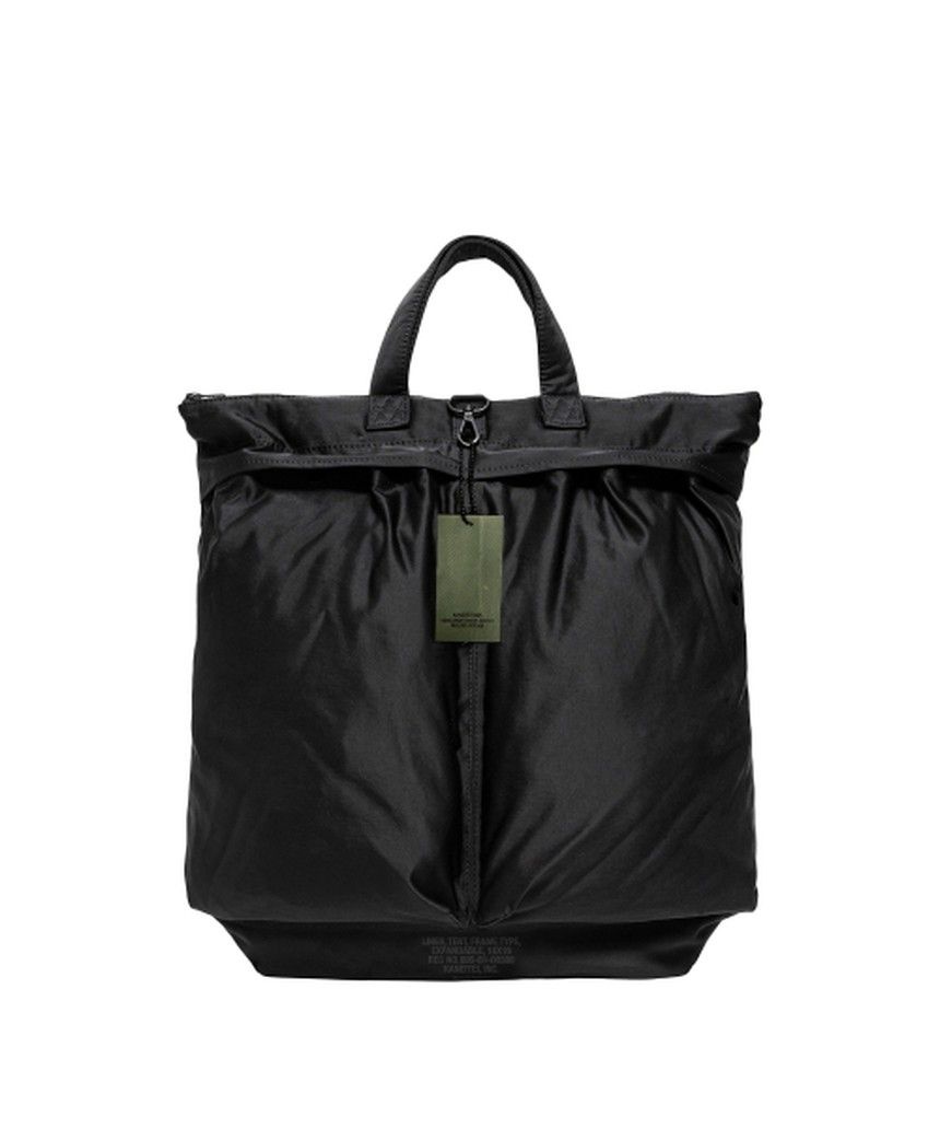 카네이테이 ROME HELMET BAG M BLACK / RECYCLED K22S-BA7-091-BK