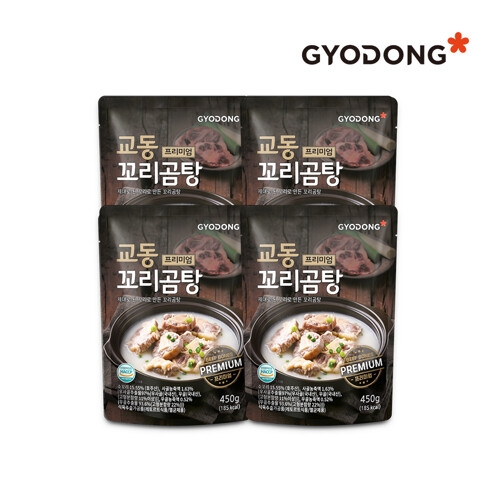 교동식품 교동 프리미엄 꼬리곰탕 450g 4개_이미지