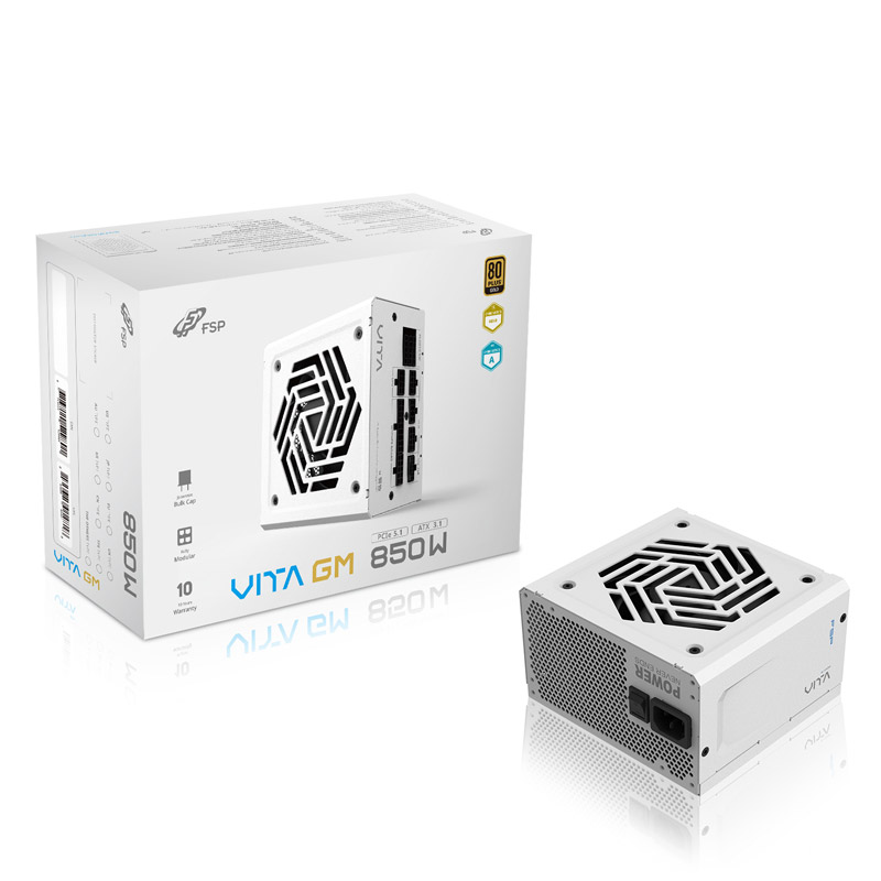 FSP VITA GM 850W 80PLUS골드 ATX3.1 화이트