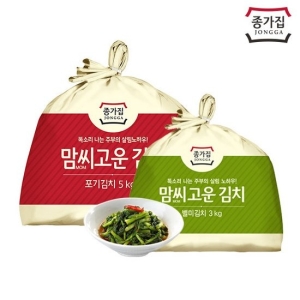 종가집 맘씨고운 포기김치 5kg + 열무김치 3kg (1개)_이미지