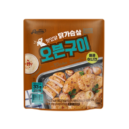 랭킹닭컴 맛있닭 닭가슴살 오븐구이 매콤어니언 150g [20개]