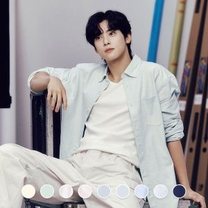 지오다노 044501 옥스포드 긴팔 셔츠_이미지