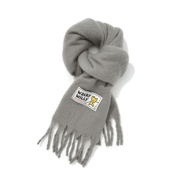 비케이브 와키윌리 WACKY WILLY 빅 머플러 그레이 202799